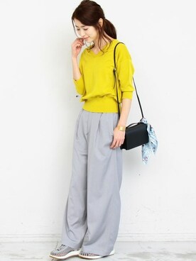 BEAUTY&YOUTH オフィススタッフ 02さん（レディース・163cm）の春コーディネート