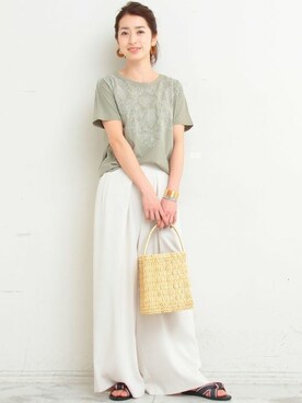 BEAUTY&YOUTH オフィススタッフ 02さん（レディース・163cm）の春コーディネート