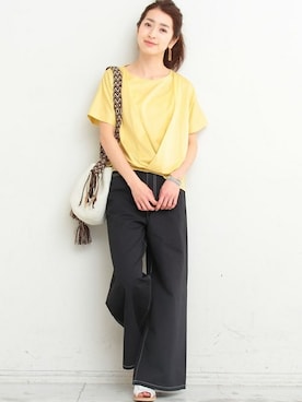 BEAUTY&YOUTH オフィススタッフ 02さん（レディース・163cm）の夏コーディネート