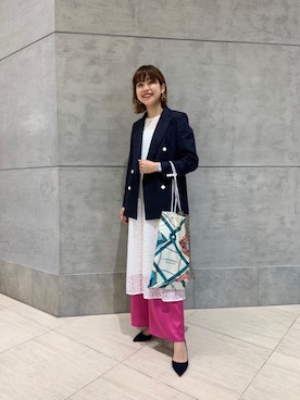 足立(adachi)さん(レディース・160cm)の冬コーディネート