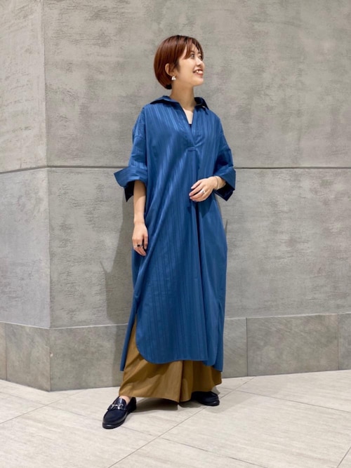 TICCA　ユナイテッドアローズ別注　シャドウストライプスキッパーワンピース UNITED ARROWS（ユナイテッドアローズ）の「別注＜TICCA