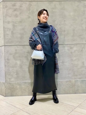 足立(adachi)さん(レディース・160cm)の冬コーディネート