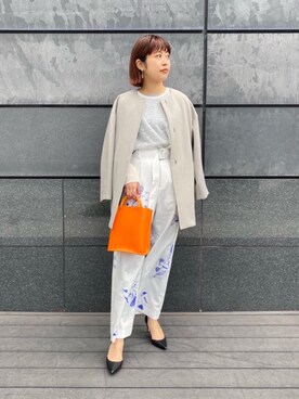 足立（adachi）さん（レディース・160cm）の冬コーディネート