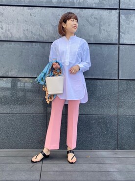 足立（adachi）さん（レディース・160cm）の冬コーディネート