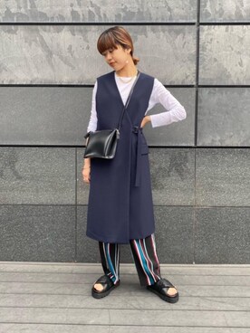 足立(adachi)さん(レディース・160cm)の春コーディネート