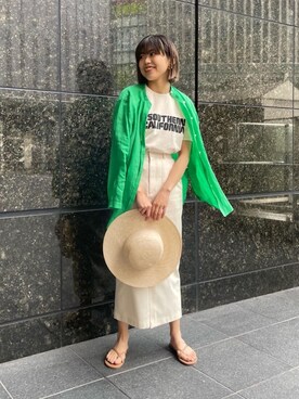 足立(adachi)さん(レディース・160cm)の春コーディネート