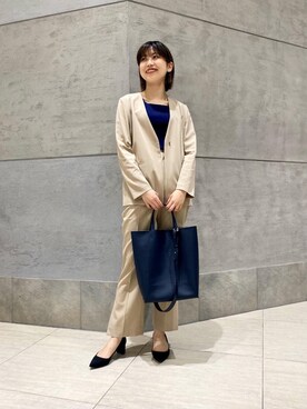 足立(adachi)さん(レディース・160cm)の春コーディネート