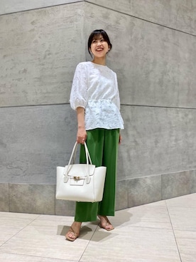 足立（adachi）さん（レディース・160cm）の春コーディネート