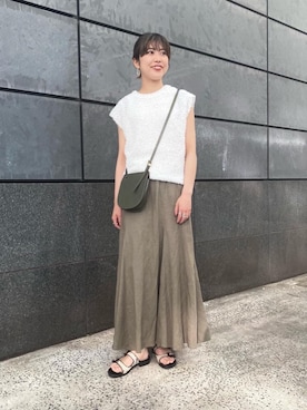 足立（adachi）さん（レディース・160cm）の春コーディネート