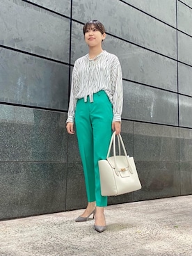 足立（adachi）さん（レディース・160cm）の春コーディネート