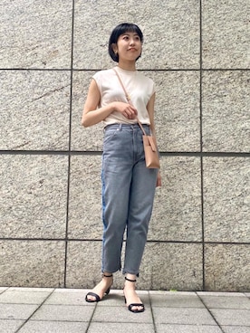 足立（adachi）さん（レディース・160cm）の春コーディネート