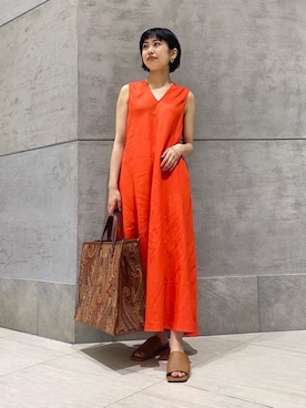 足立（adachi）さん（レディース・160cm）の春コーディネート