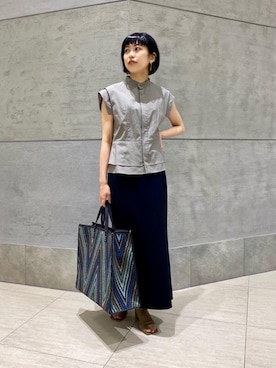 足立（adachi）さん（レディース・160cm）の春コーディネート