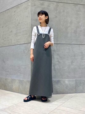 足立（adachi）さん（レディース・160cm）の夏コーディネート