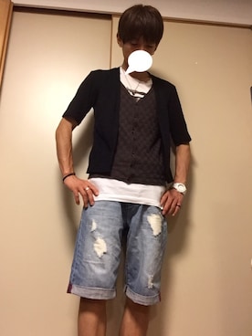 「TOMMY（トミー）のアイテム（アナログ腕時計）」を使った、tommmyさん（メンズ・163cm）の秋コーディネート