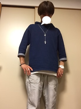 「TOMMY（トミー）のアイテム（アナログ腕時計）」を使った、tommmyさん（メンズ・163cm）の秋コーディネート