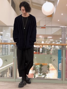 「アパレルスタッフ」｜「アイテム（スラックス）」を使った、KAZUKIさん（メンズ・177cm）の春コーディネート