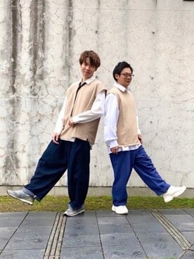 ヒデさん(メンズ・165cm)の春コーディネート