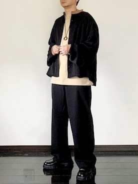 「GGD（ジージーディー）のアイテム（アクセサリー）」を使った、ヒデさん（メンズ・165cm）の春コーディネート