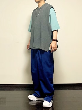「アイテム（福袋/福箱）」を使った、ヒデさん（メンズ・165cm）の春コーディネート