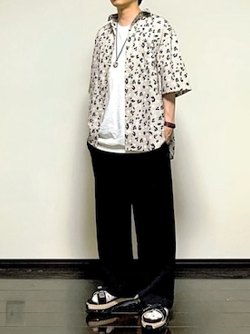 「SPADE（スペード）のアイテム」を使った、ヒデさん（メンズ・165cm）の夏コーディネート