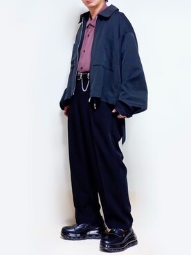 「HARE」｜「アイテム（福袋/福箱）」を使った、ヒデさん（メンズ・165cm）の秋コーディネート