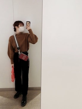 「iFace（アイフェイス）のアイテム（その他）」を使った、みさん（レディース・165cm）の冬コーディネート