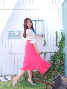 プリーツスカート ピンク の人気ファッションコーディネート Wear