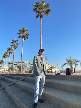 「アイテム（フォーマルスーツ/小物）」を使った、Katsumi murakamiさん（メンズ・183cm・20代）の春コーディネート