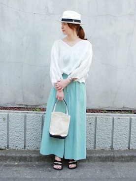 etsukoさん（レディース・155cm）の夏コーディネート