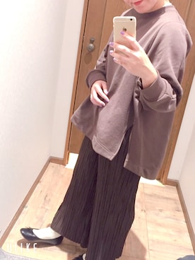 Mana【GLOBAL WORK】さん（レディース・157cm）の冬コーディネート