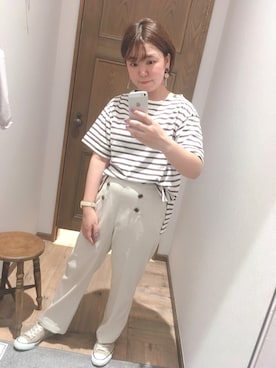 Mana【GLOBAL WORK】さん(レディース・157cm)の夏コーディネート