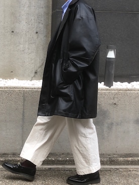 「HARE（ハレ）のアイテム（その他アウター）」を使った、shomaさん（メンズ・173cm）の冬コーディネート