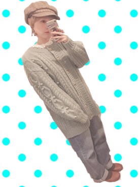 おうめさん（レディース・151cm）の冬コーディネート