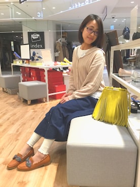 「ORiental TRaffic（オリエンタルトラフィック）のアイテム（ローファー）」を使った、ORientalTRaffic仙台店さん（レディース・165cm）の春コーディネート