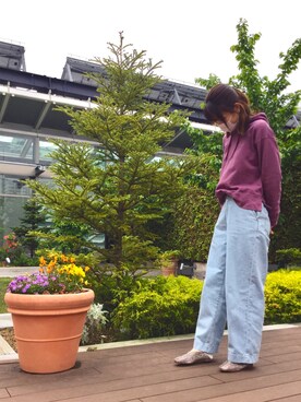 「アイテム（パンプス、グレー系）」を使った、ORientalTRaffic仙台店さん（レディース・165cm）の春コーディネート