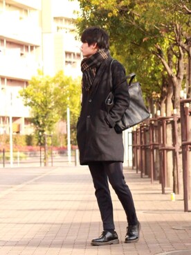 kouさん（メンズ・177cm）の冬コーディネート
