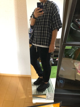 サトウさん。さん（メンズ・172cm）の夏コーディネート