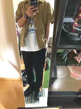 「THING FABRICS（シングファブリックス）のアイテム」を使った、サトウさん。さん（メンズ・172cm）の夏コーディネート