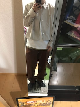 「THEE（シー）のアイテム（パンツ）」を使った、サトウさん。さん（メンズ・172cm）の春コーディネート
