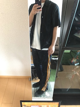 「THE NERDYS（ザ ナーディーズ）のアイテム」を使った、サトウさん。さん（メンズ・172cm）の夏コーディネート