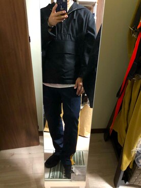 「THEE（シー）のアイテム（トップス）」を使った、サトウさん。さん（メンズ・172cm）の秋コーディネート
