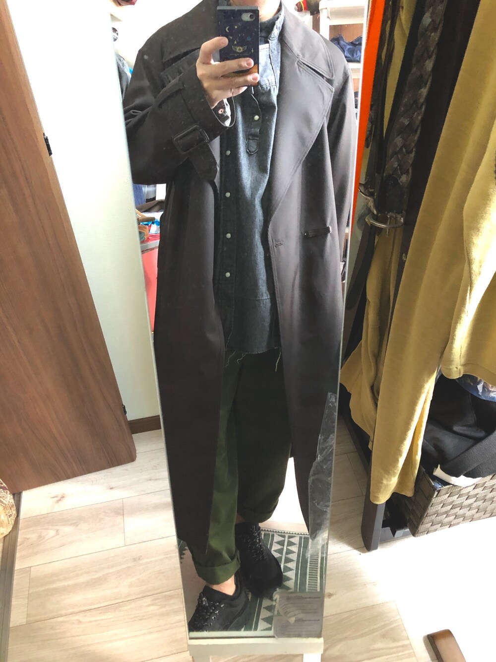 ジャケット・アウター yoke Wool Karsey Double Breasted YOKE WOOL KARSEY DOUBLE BREASTED OVERCOAT
