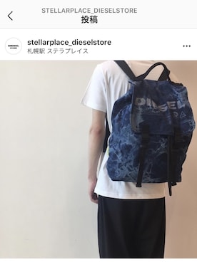 「instagramフォローお願いします」｜「アイテム（バックパック/リュック）」を使った、kojiさん（メンズ・172cm）の夏コーディネート