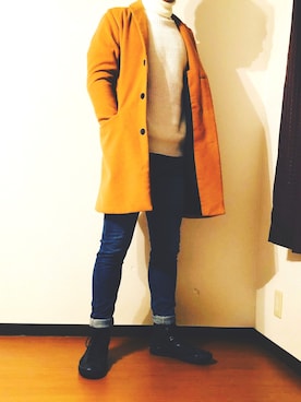 「ZOZO（ゾゾ）のアイテム（ジャケット/アウター）」を使った、Ｎさん（メンズ・175cm）の冬コーディネート