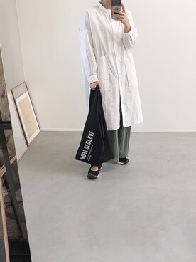 「CFT.（シフト）のアイテム（トップス）」を使った、yosさん（レディース・163cm）の春コーディネート