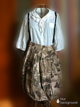 「AS KNOW AS olaca（アズノゥアズ オオラカ）のアイテム」を使った、Ayumi☆さん（レディース・152cm）の春コーディネート