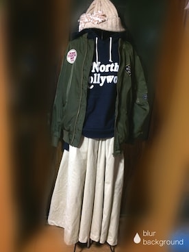 「glory crew（グローリークルー）のアイテム（トップス）」を使った、Ayumi☆さん（レディース・151cm）の冬コーディネート