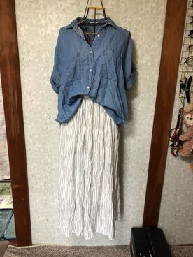 「aveil（アベイル）のアイテム（パンツ）」を使った、Ayumi☆さん（レディース・151cm）の夏コーディネート