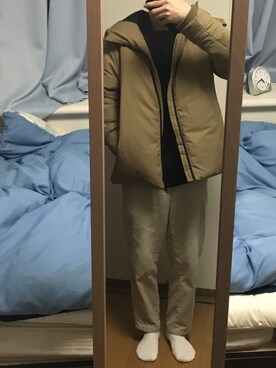 「EMMA  CLOTHES」｜「アイテム（ダウンジャケット/コート）」を使った、どうぶつの森の住民さん（メンズ・173cm）の冬コーディネート